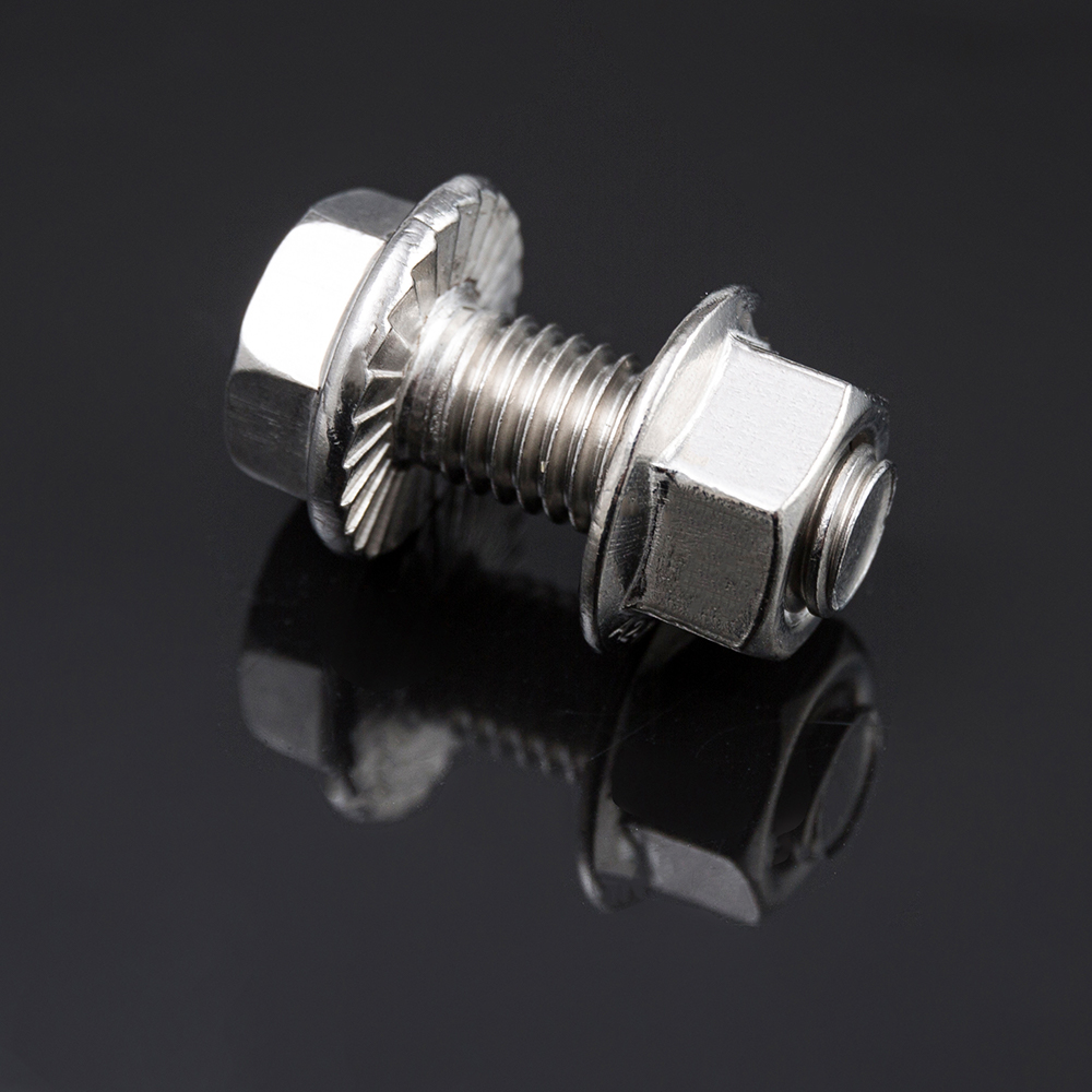 Hex Flange Bolt With Serration